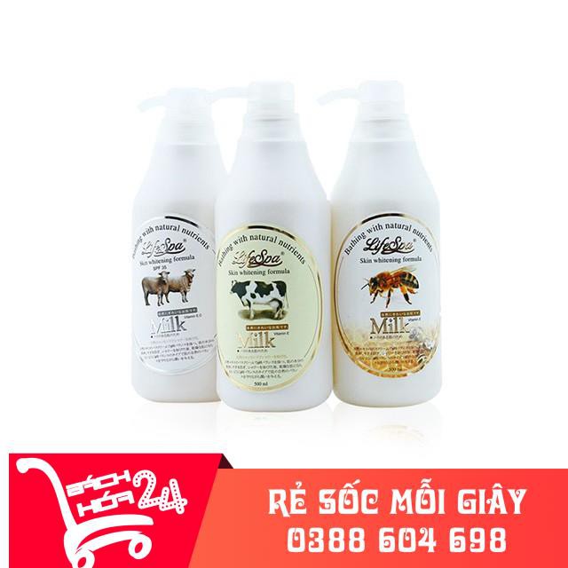 Sữa tắm Life Spa Milk thái lan 500ml