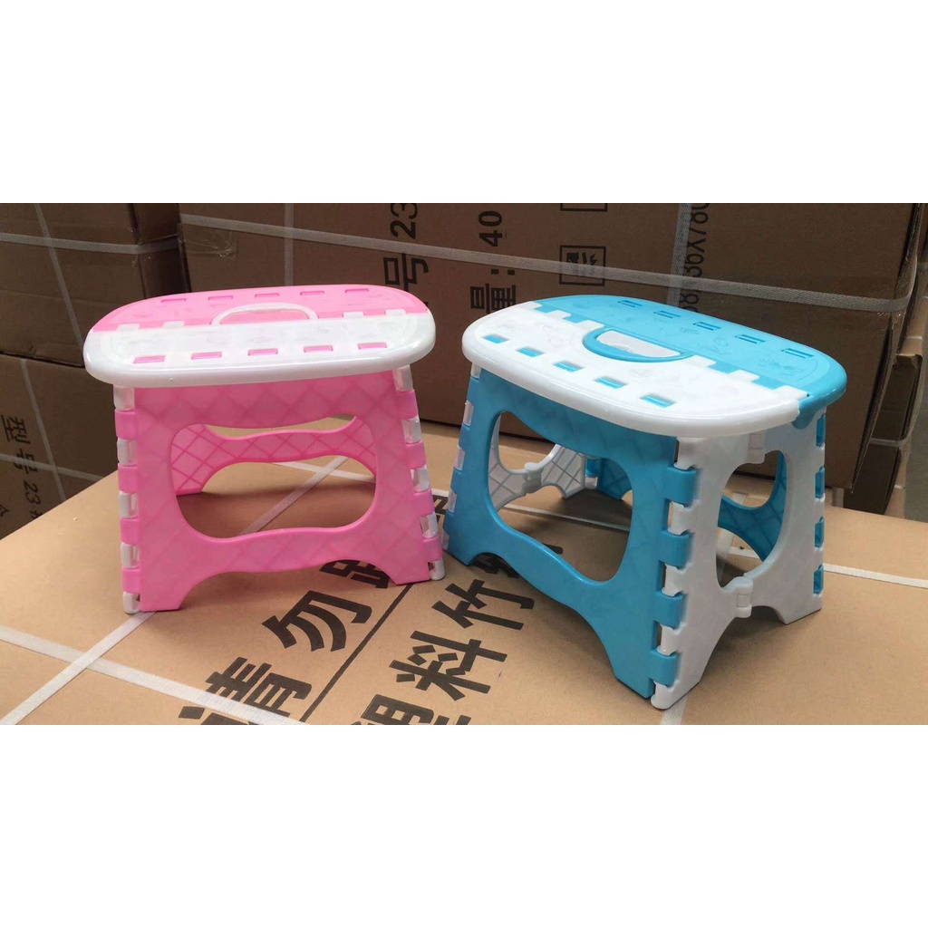 Ghế Đẩu Dày Dặn Bằng Nhựa Có Thể Gấp Lại Dành Cho Trẻ Em