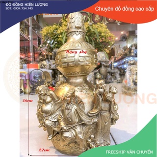 Hồ lô bát tiên bằng đồng - đồ phong thủy