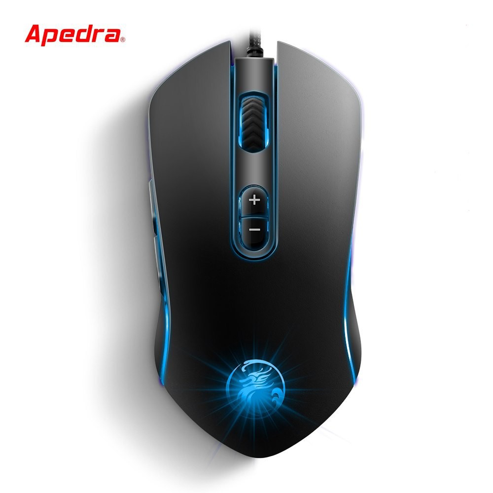 CHUỘT GAMING ESPORT APEDRA RGB 3200DPI LED ĐỔI 7 MÀU