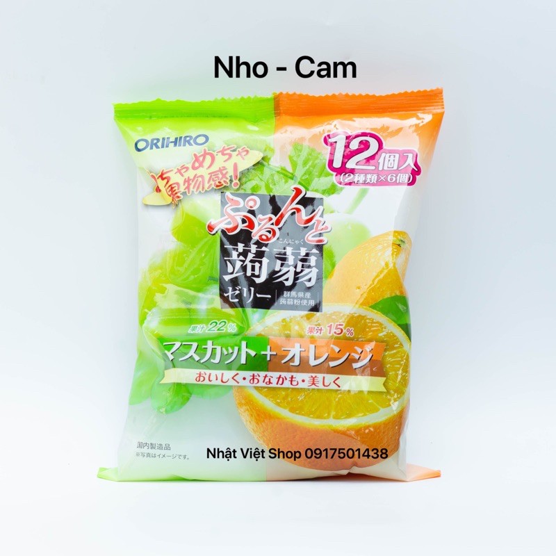 Thạch trái cây Orihiro Nhật Bản