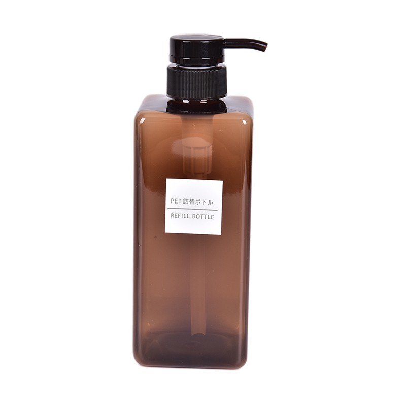 Bình Nhựa Rỗng 650ml Dạng Nhấn Đựng Dầu Gội Sữa Tắm / Sữa Tắm