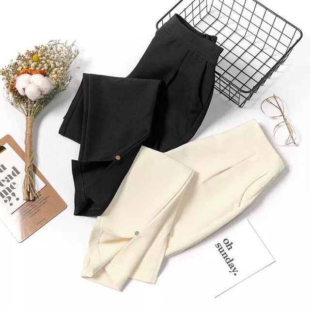 Quần baggy công sở