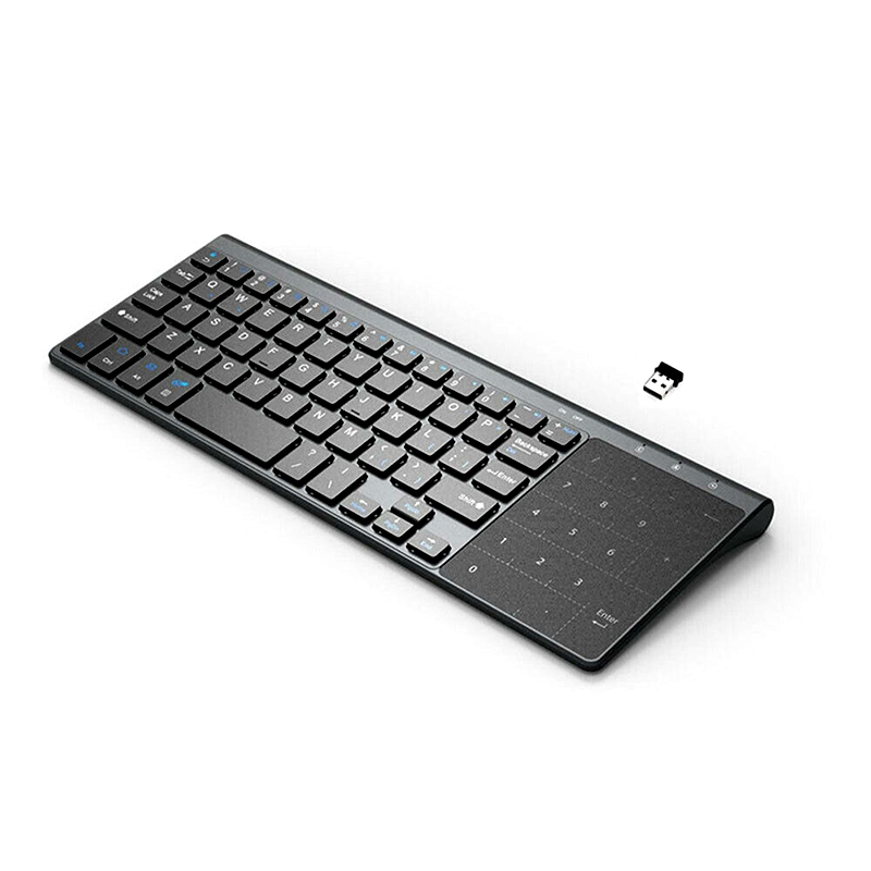 ★Electron Mini 2.4G Wireless Keyboard With Numpad and Touchpad for Windows PC 59 Keys ★Electron
