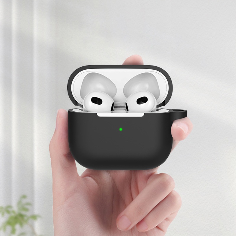 Vỏ bọc silicone bảo vệ hộp đựng tai nghe AirPods 3(2021)&lt;br&gt;