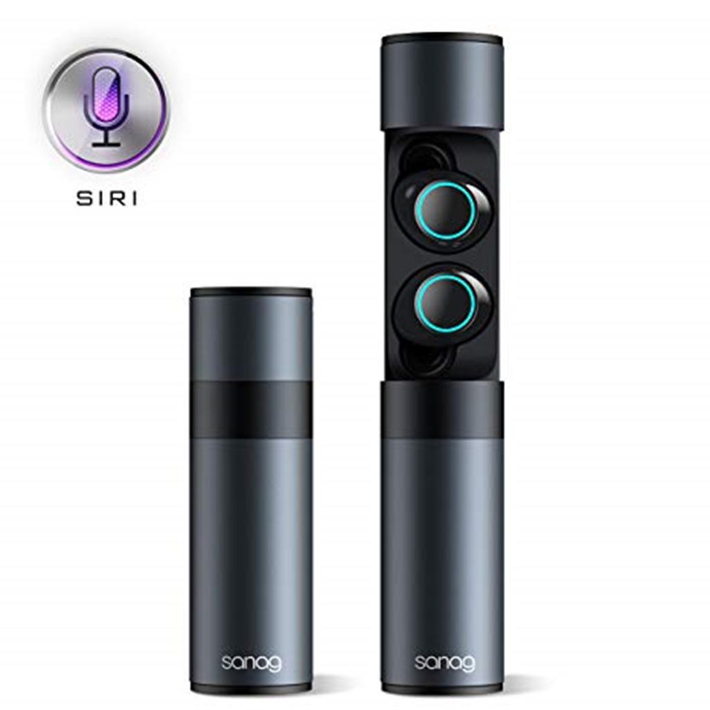 Tai Nghe Bluetooth Không Dây True Wireless Sanag J1 Chống nước IPX7- Cảm ứng chạm cao cấp Kèm hộp sạc -dc3710