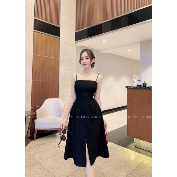 SET BỘ váy 2 dây kèm áo khoác ngoài