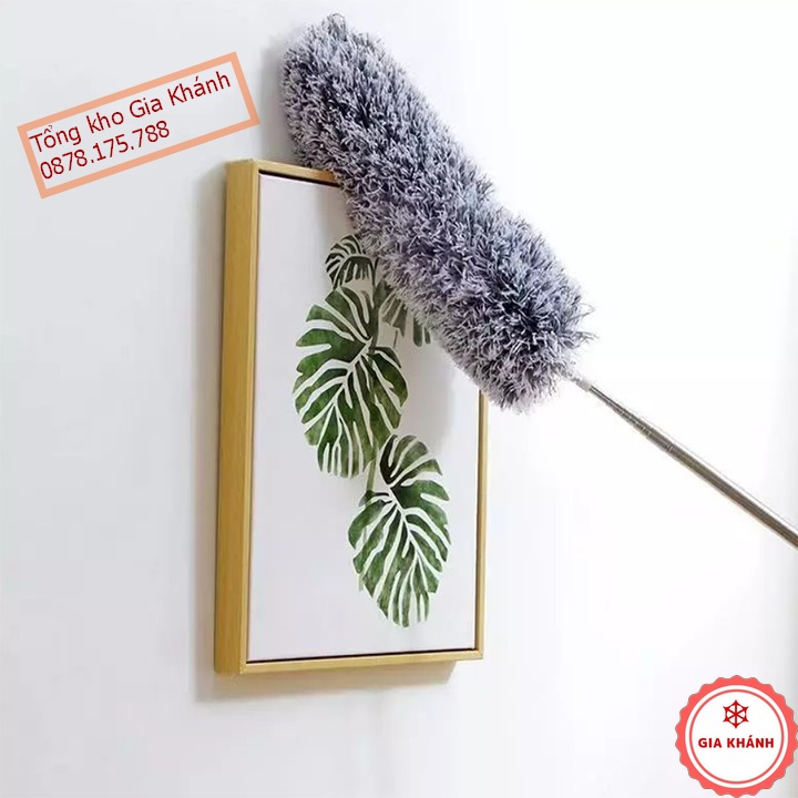 Chổi Quét Trần Gấp Gọn, Lau Bụi, Phất Trần Nhà Thông Minh