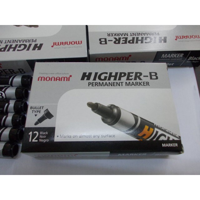 Bút lông dầu Monami Highper-B Super Permanent Marker