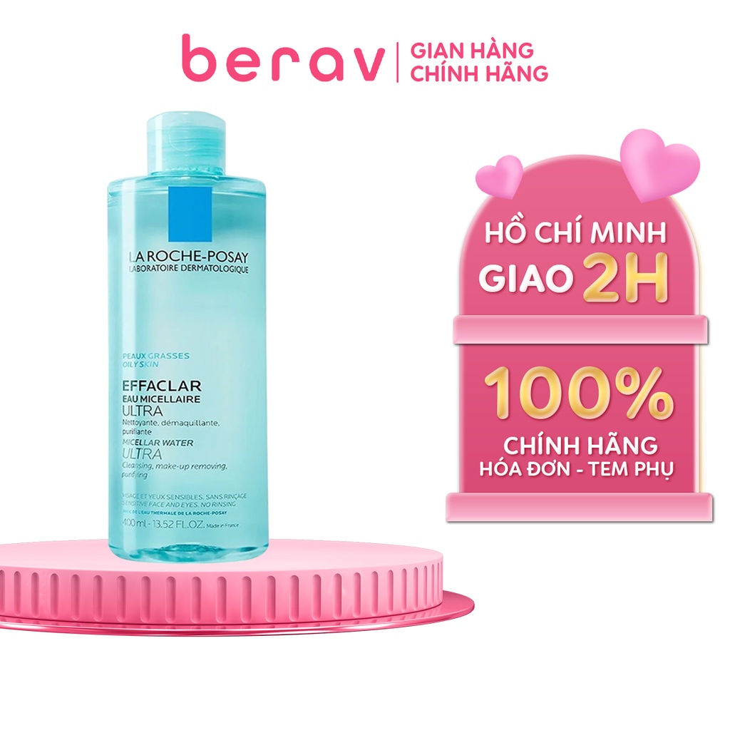 [Xanh 400ml] Nước làm sạch sâu tẩy trang cho da dầu nhạy cảm La Roche-Posay Micellar Water Ultra 400ml | BigBuy360 - bigbuy360.vn