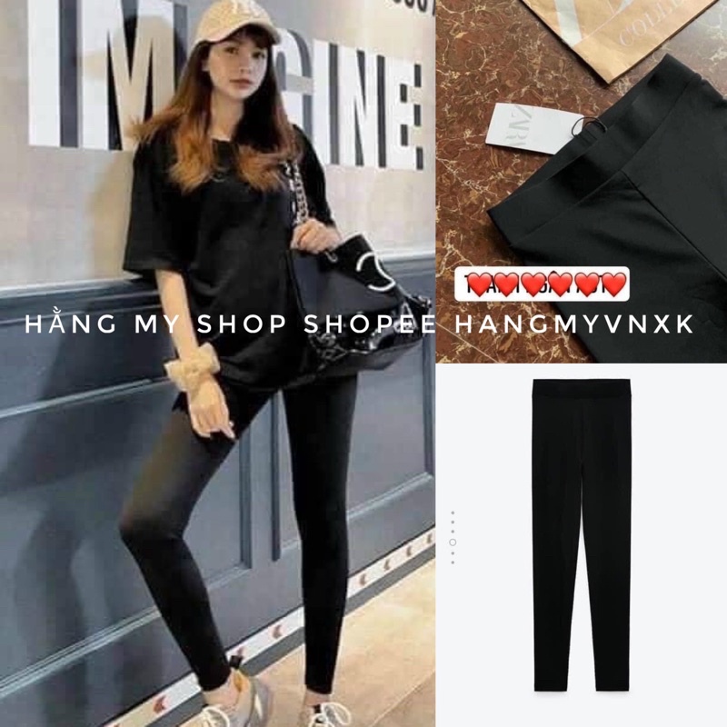 Quần legging ZRA ôm co dãn tốt chất đẹp