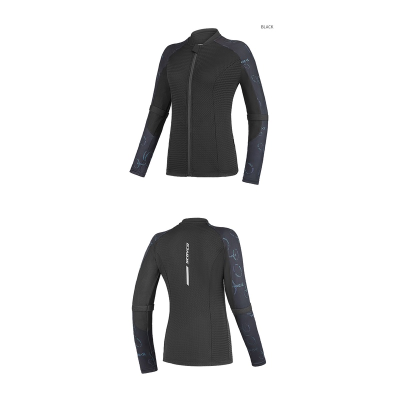 Áo giáp nữ thun lạnh thoáng khí Scoyco AM09W