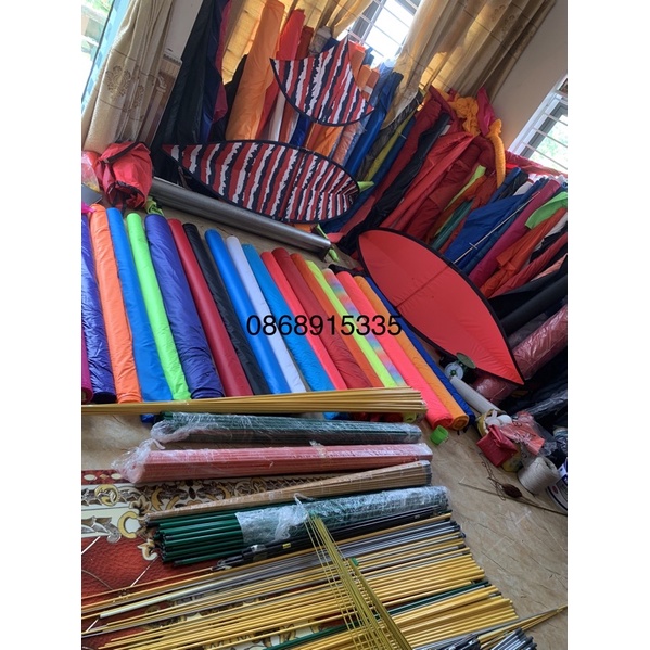 Vải diều ca rô víp.số lượng là số mét
