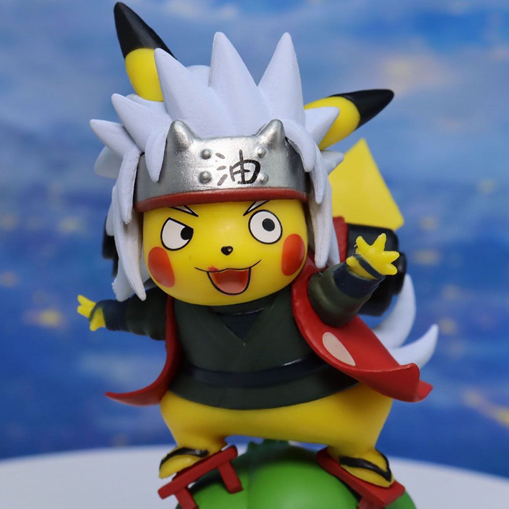 Mô Hình Nhân Vật Pikachu Hóa Trang Naruto Bằng Pvc