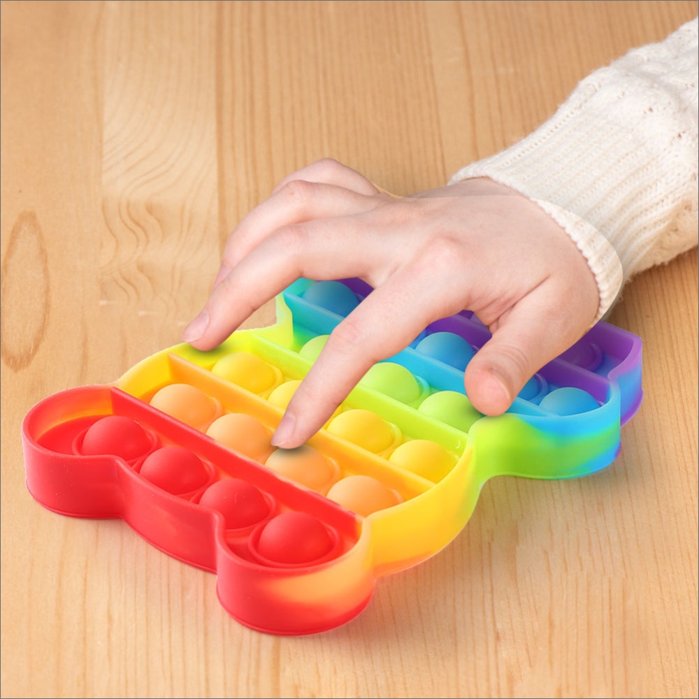 Đồ chơi bóp bong bóng silicon pop it Cutiebaby giảm căng thẳng stress, nhiều kiểu dáng độc đáo cho bé, trẻ trai, gái