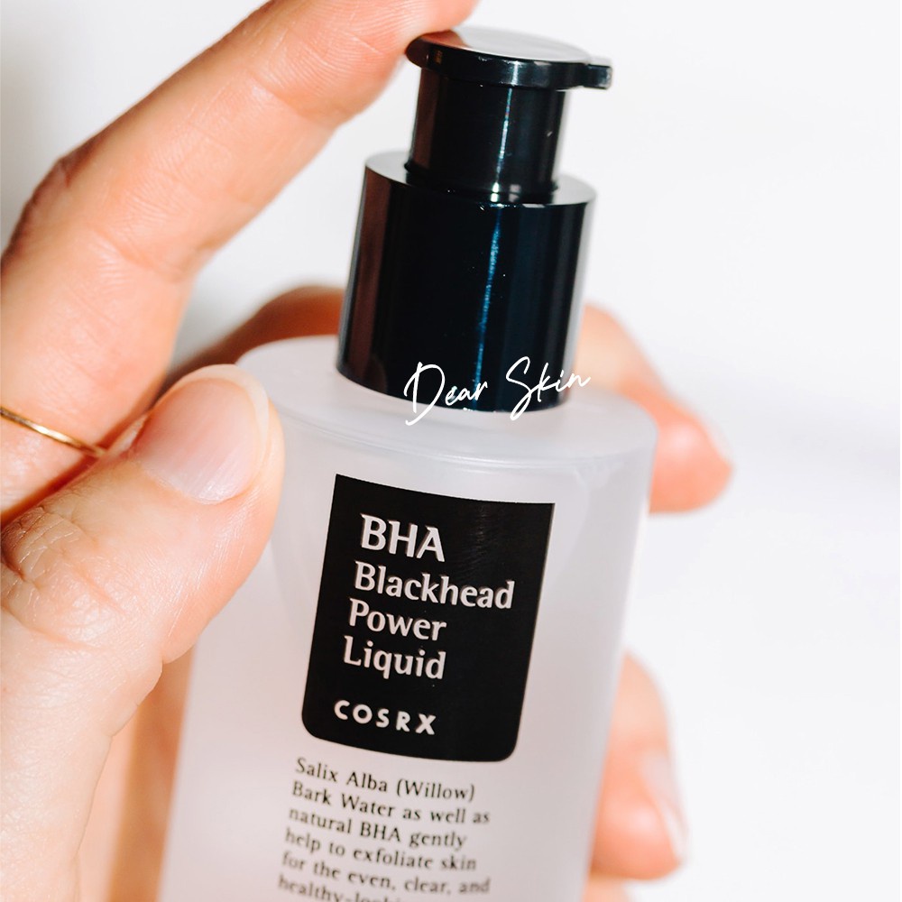 Tẩy Tế Bào Chết Giảm Mụn Đầu Đen, Mụn Ẩn, Lỗ Chân Lông To Cosrx BHA Blackhead Power Liquid 100ml