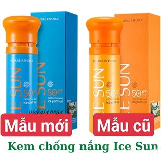 Kem Chống Nắng Ice Sun Nature Republic MẪU MỚI