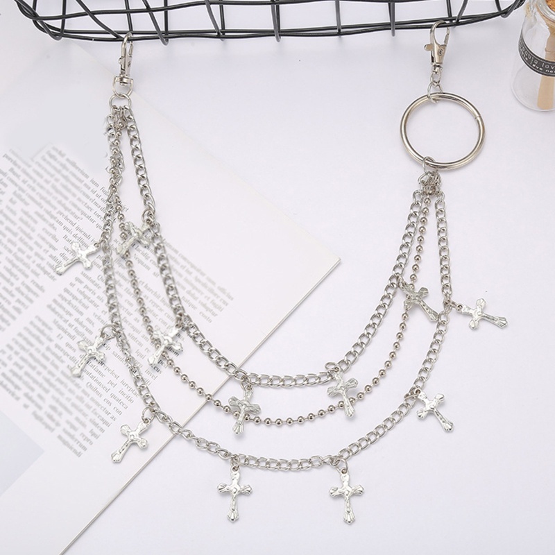 Youyo Dây Xích Đeo Quần Jean Phong Cách Punk Hiphop Hạng Nặng Cho Nam Và Nữ