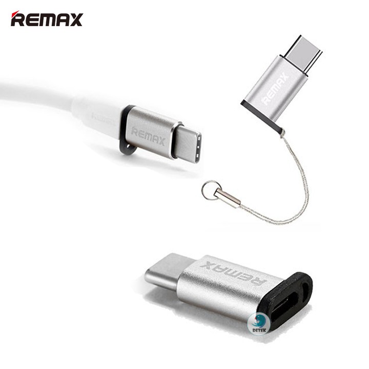 Đầu chuyển từ MicroUsb sang Type C Remax RA-USB1
