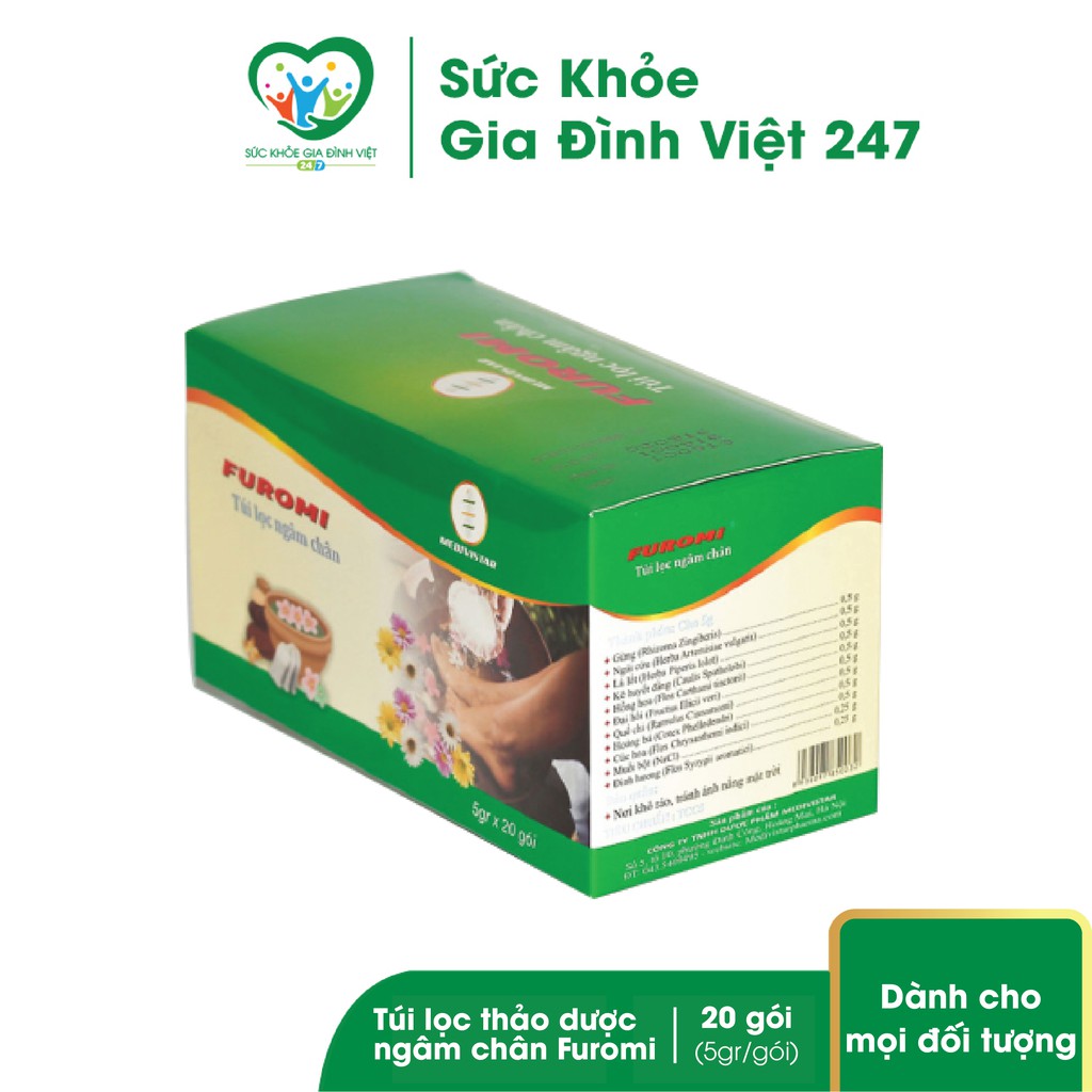 Túi lọc thảo dược ngâm chân Furomi