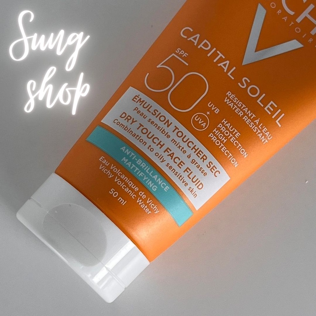 Kem chống nắng Vichy Capital Soleil Mattifying Dry Touch Face Fluid cho da dầu kềm dầu