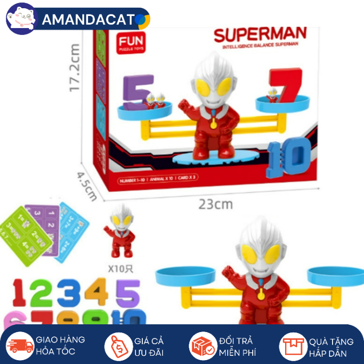 [Hàng sẵn] Đồ Chơi Giáo Dục Trẻ Sớm Bằng Câu Đố Cân Bằng Kỹ Thuật Số