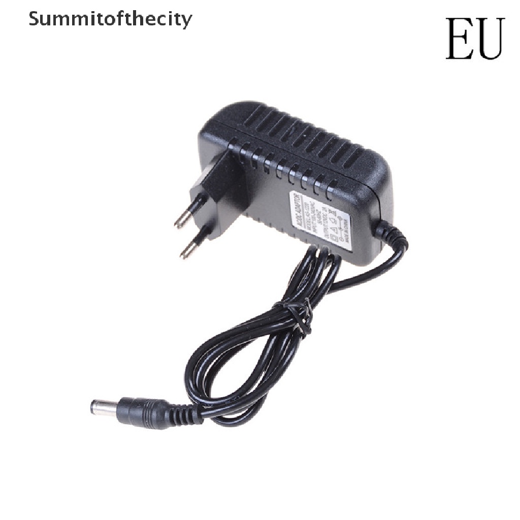 1 Bộ Chuyển Đổi Nguồn Điện DC 12V 2A EU / US 5.5mm Cho Đèn LED CCTV