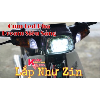 Cụm Pha Led Dream Bản Độ 6 Chip Led XML2 Cree Siêu Sáng