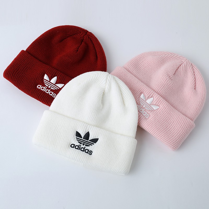 Mũ beanie Thêu Logo adidas Thời Trang Thu Đông Cho Nam Nữ