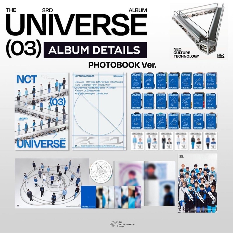 💥 NCT The 3rd Album ‘Universe’ nguyên seal