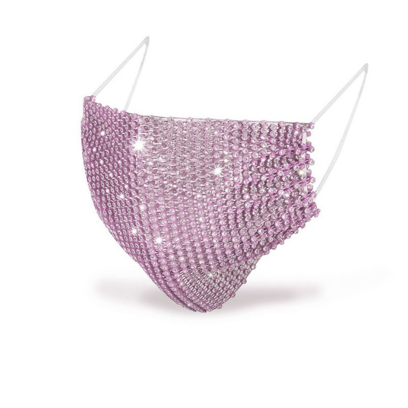 [HÀNG MỚI VỀ] Khẩu Trang Đính Đá Pha Lê Kim Sa Lấp Lánh Kim Tuyến Khẩu Trang Hot Trend Tiktok Sắc Màu Nhiều Màu XUMI800 | BigBuy360 - bigbuy360.vn