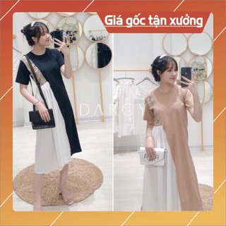 𝐃𝐀𝐑𝐂𝐘 💗ROXY DRESS 🌻 Váy xếp ly Hàn Quốc 🌻