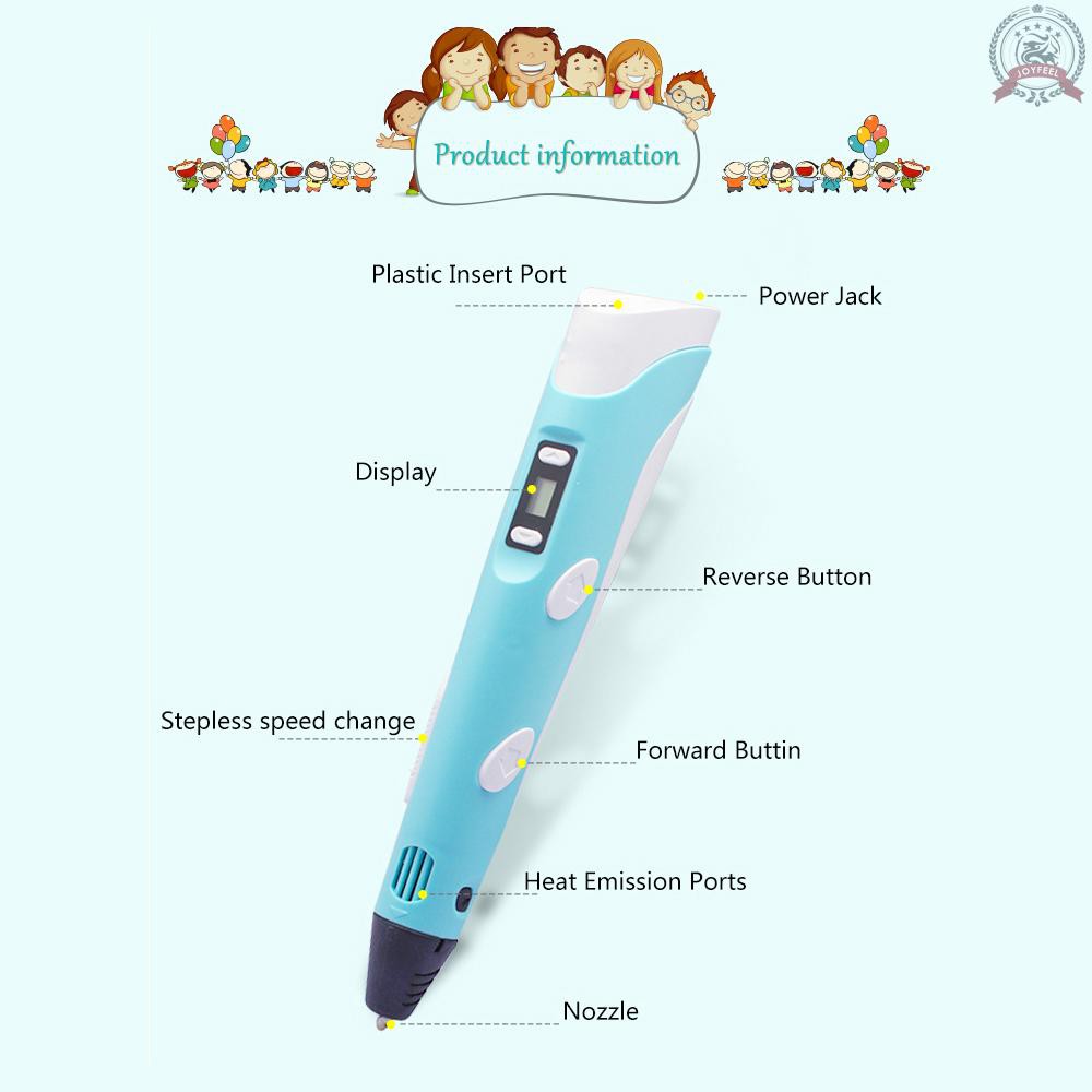 Giá Đỡ Bút Vẽ 3d Bằng Abs Có Thể Điều Chỉnh Tốc Độ Kèm 1 Cuộn 10m Pla