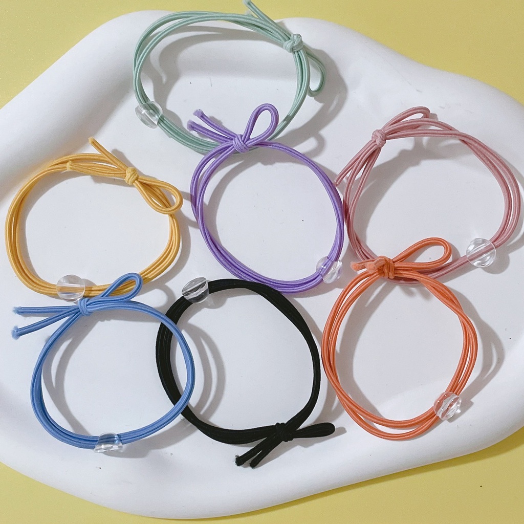 Dây chun buộc tóc nữ màu classic nhiều màu sắc siêu dai