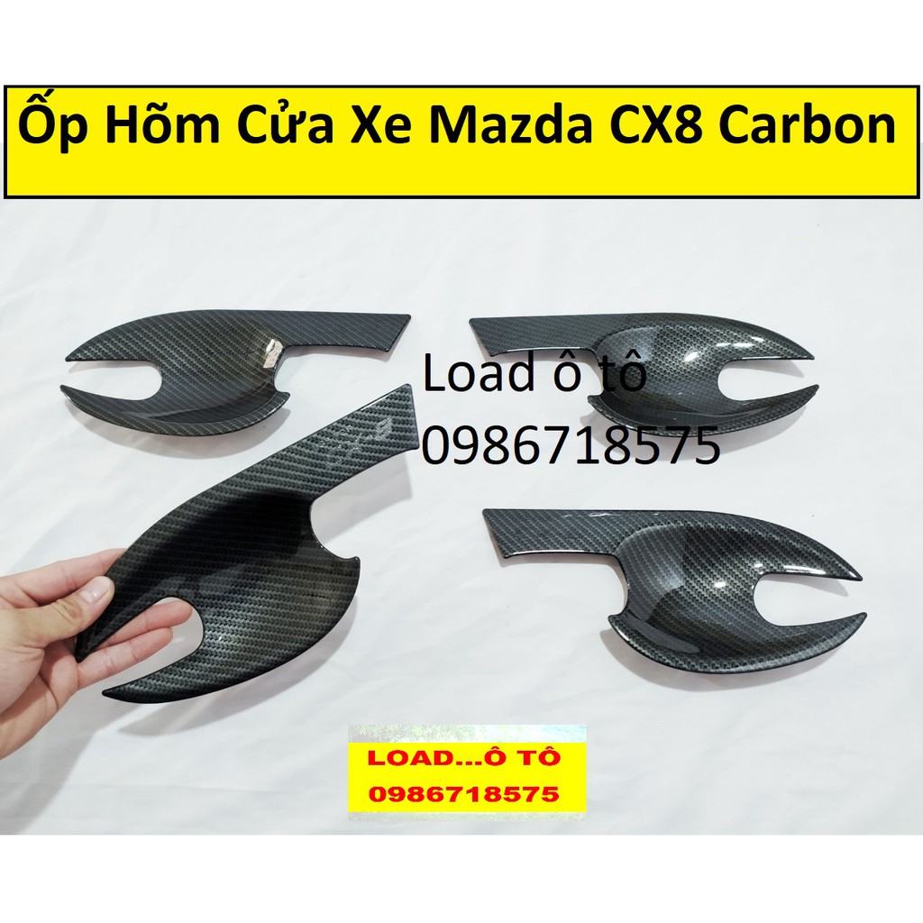 Ốp Hõm Cửa Carbon Xe Mazda CX8 2019-2021 Cao Cấp Nhất Thị Trường