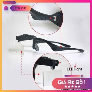 [Freeship-Hàng Loại 1] Kính lúp đeo đầu có đèn V2