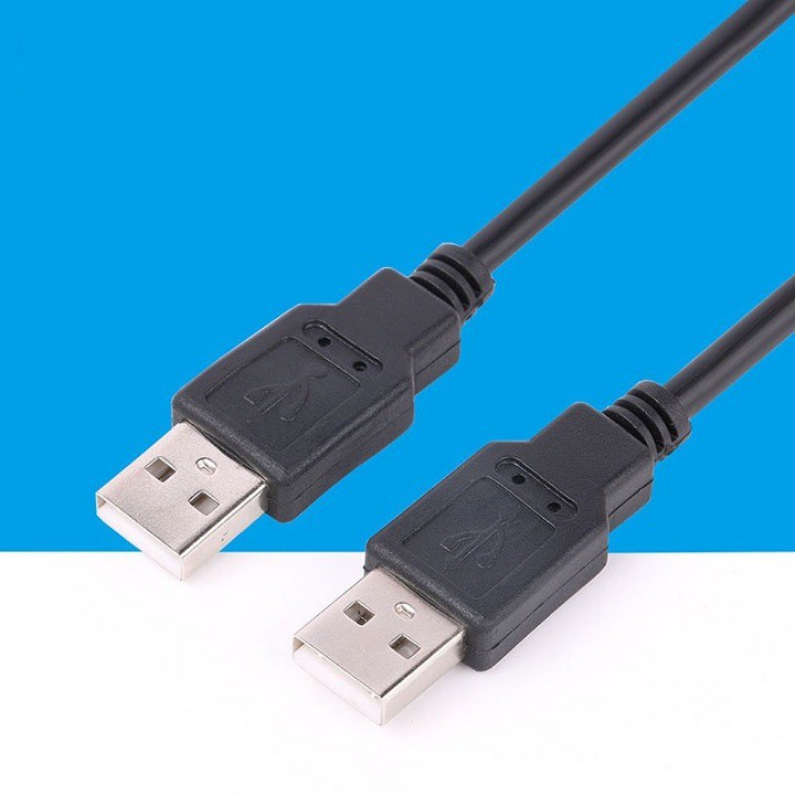 Cáp USB hai đầu đực dài 1.5m Đen - USB hai đầu 1.5m