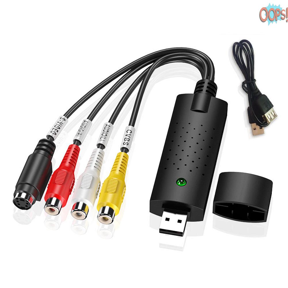 Bộ Chuyển Đổi Âm Thanh Vhs Sang Usb 2.0 Hỗ Trợ Win 7 / 8 / 10