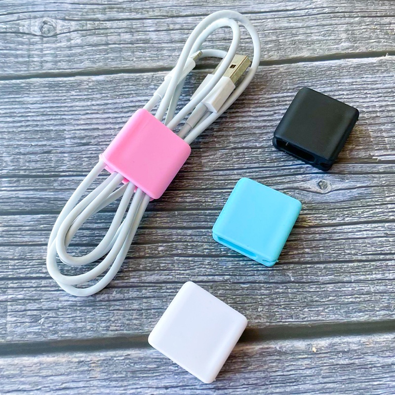 Dụng cụ quấn dây cáp sạc/tai nghe gọn nhẹ nhiều màu sắc tiện dụng mang theo du lịch