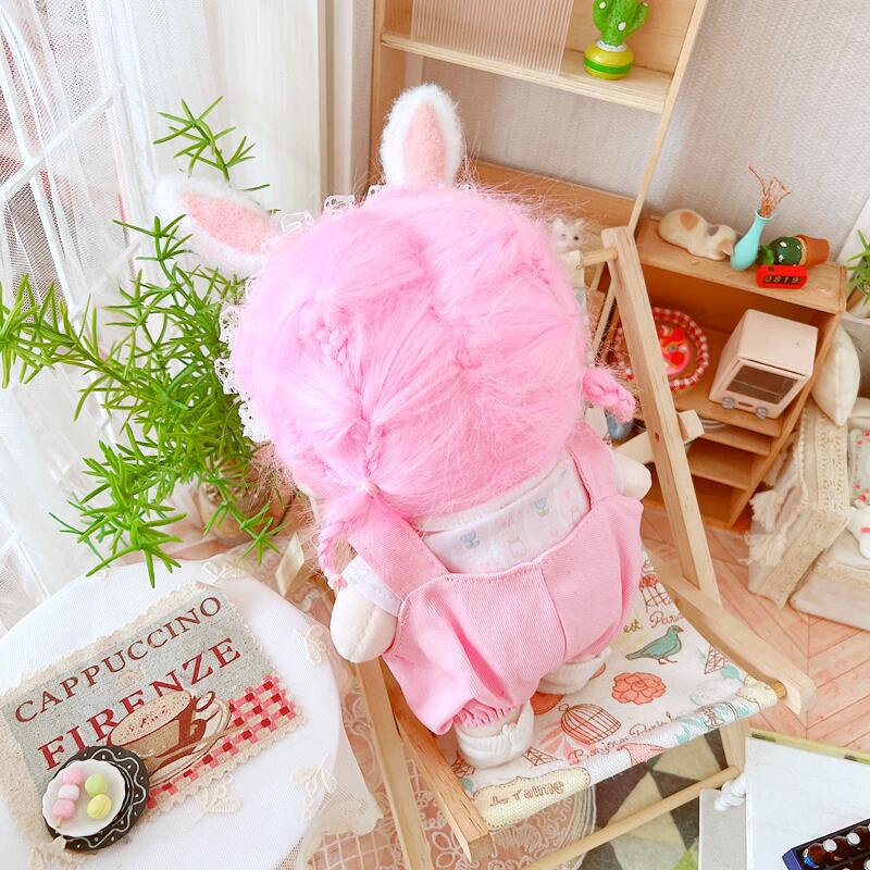 Quần Yếm Cotton 20cm Kiểu Dáng Hoạt Hình Dễ Thương Cho Búp Bê