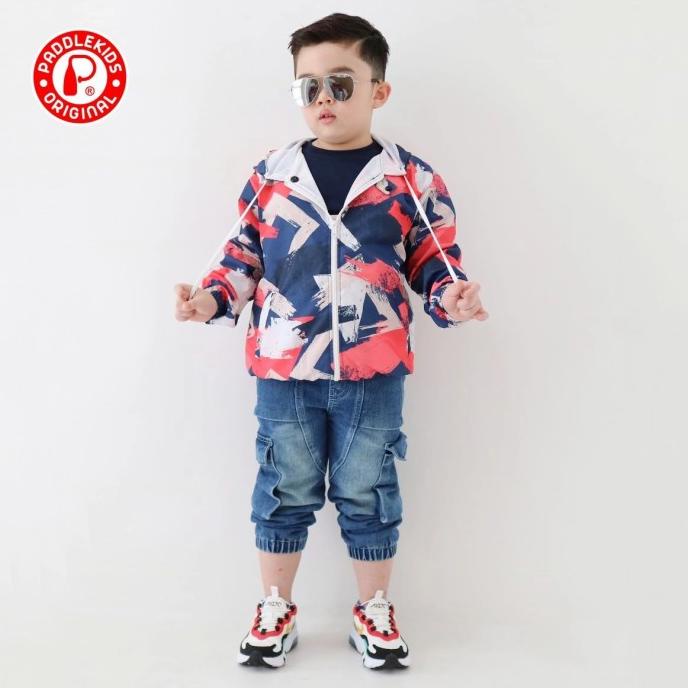 Áo Khoác Dù Thiết Kế Xinh Xắn Dành Cho Bé 5 6 7 8 9 10 11 12 Tuổi 01