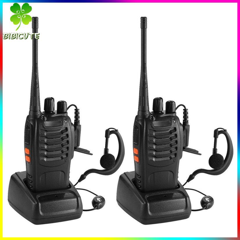 Set 2 Bộ Đàm Bf-888s Uhf 400-470 Mhz 2-way Ham Radio 16ch