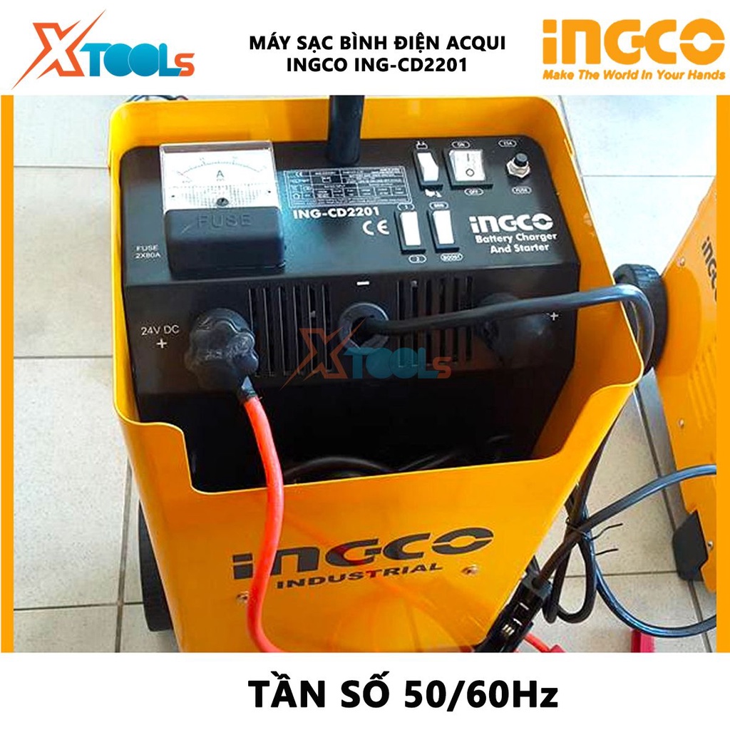 Máy sạc bình điện ắc quy INGCO ING-CD2201