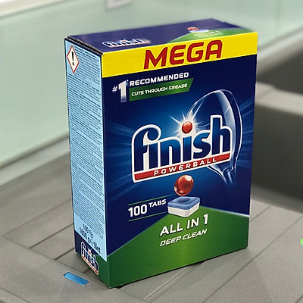 Viên rửa bát Finish Quantum  All in one 60 viên loại cao cấp chuyên dùng cho máy rửa bát máy rửa chén.