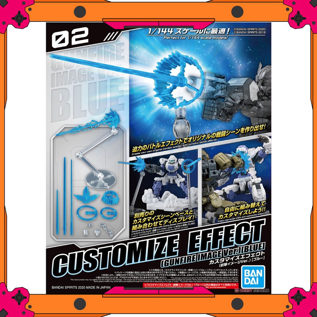 Mô hình Bandai 30MM Custom Effect - Gun Fire Blue