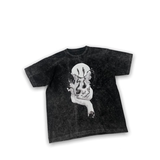Áo thun wash ovesize tee form rộng tay lỡ nam nữ - ms6