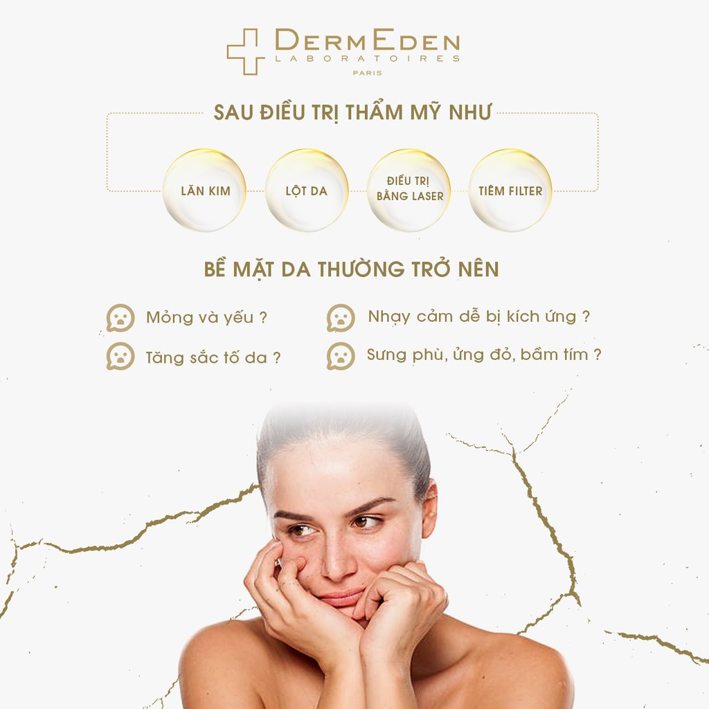 Kem Dưỡng Ẩm Dermeden Phục Hồi Da Trước Và Sau Khi Can Thiệp Thẩm Mỹ 30Ml