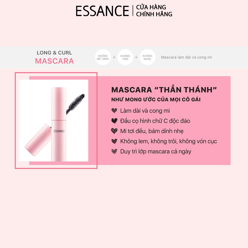 [Mã COSLG5 giảm 10%]Mascara Essance dài và cong mi 10g