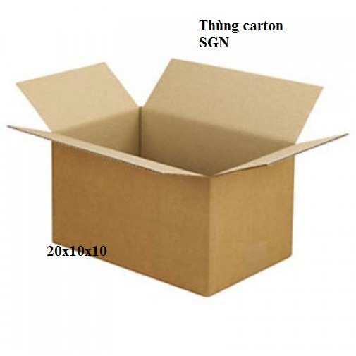 Bộ 20 hộp Thùng Carton 20x10x10 ( Hộp Carton )