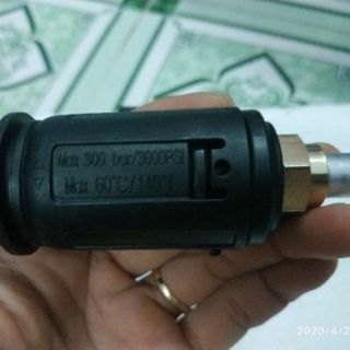 súng xịt rửa xe cao áp chân trên 14mm  đầu bằng